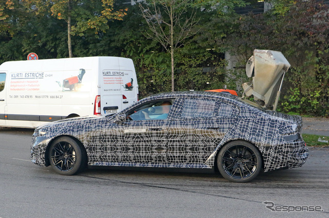 BMW M5 次期型プロトタイプ(スクープ写真)