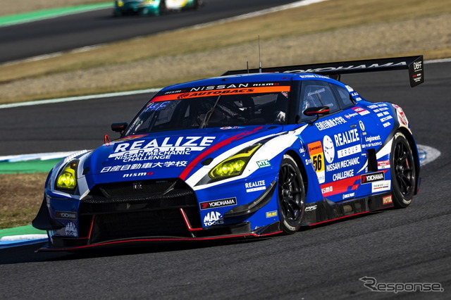 GT300クラスチャンピオンを獲得した#56 リアライズ日産メカニックチャレンジ GT-R（藤波清斗／ジョアオ・パオロ・デ・オリベイラ）