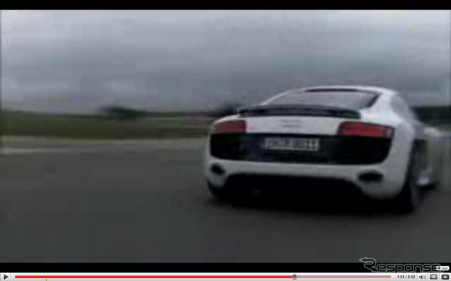 アウディ R8 のフラッグシップ…痛快なV10サウンド