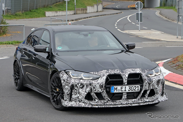 BMW M3 CS 新型プロトタイプ(スクープ写真)