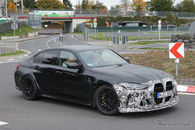 BMW M3 CS 新型プロトタイプ(スクープ写真)