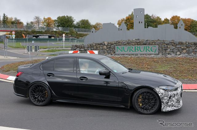 BMW M3 CS 新型プロトタイプ(スクープ写真)