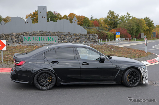 BMW M3 CS 新型プロトタイプ(スクープ写真)