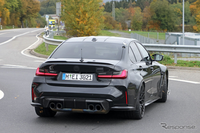 BMW M3 CS 新型プロトタイプ(スクープ写真)