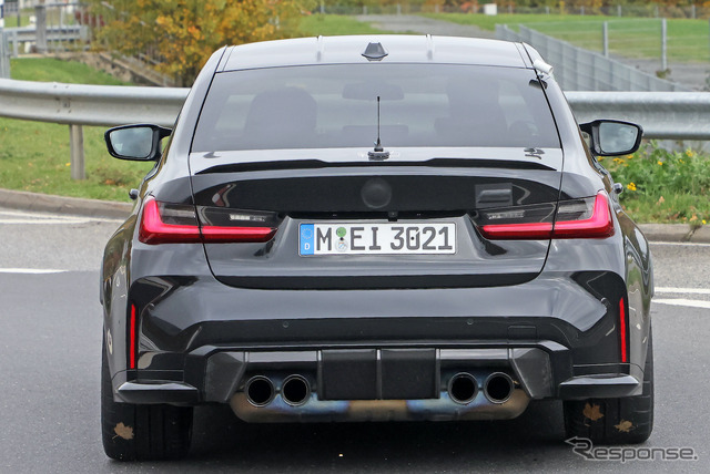 BMW M3 CS 新型プロトタイプ(スクープ写真)