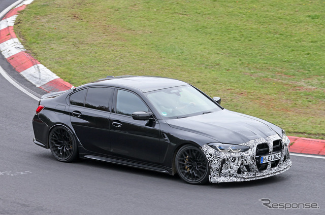 BMW M3 CS 新型プロトタイプ(スクープ写真)