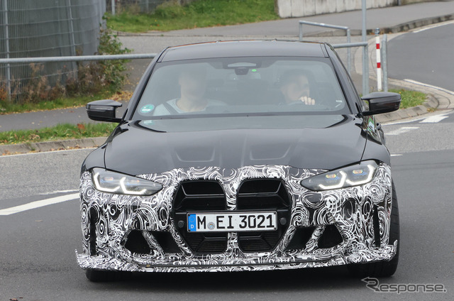 BMW M3 CS 新型プロトタイプ(スクープ写真)