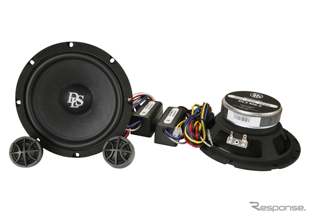 比較的に取り付けがしやすい海外スピーカーの一例(DLS・M6.2)。