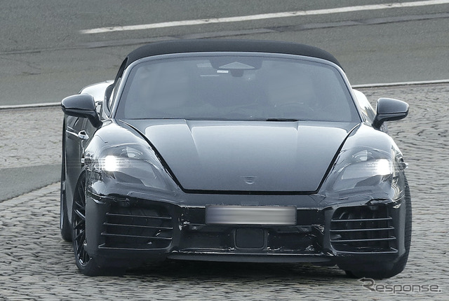 ポルシェ 718ボクスターEV 次期型プロトタイプ(スクープ写真)