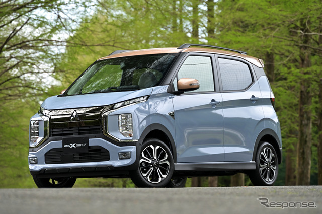日本自動車殿堂カーオブザイヤーを受賞した三菱eKクロスEV