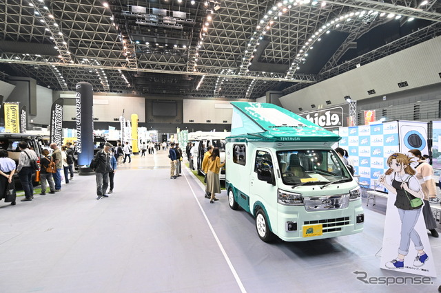 福岡キャンピングカーショー2022の会場