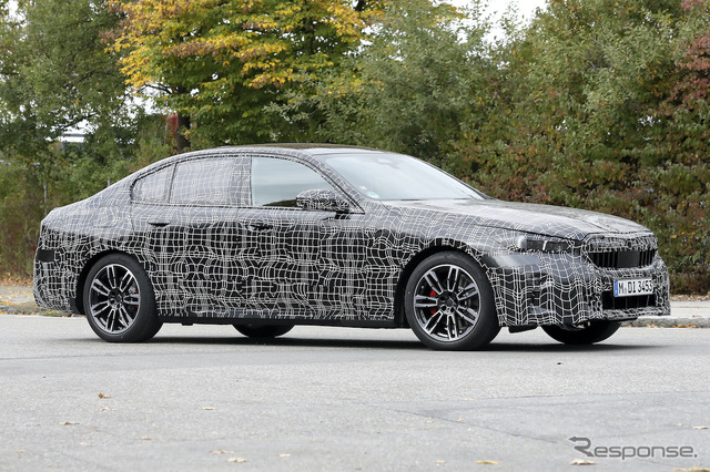 BMW 5シリーズ 次期型 プロトタイプ(スクープ写真)