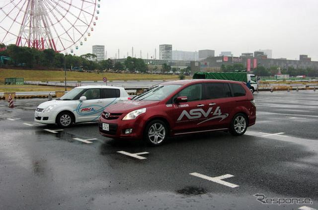 【ASV-4】マップマッチングで接近車両の衝突可能性を判別…マツダ