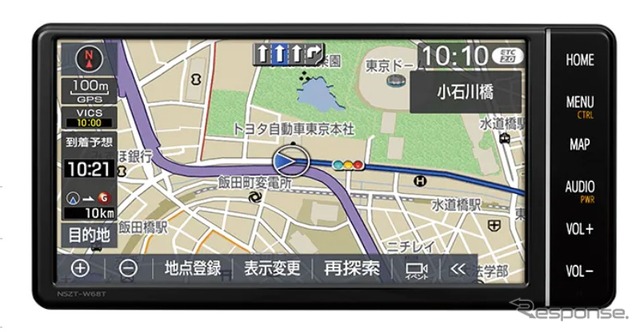 JPN TAXIの「T-Connectナビ　NSZT-W68T」（参考画像）