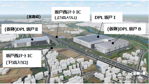 マルチテナント型物流施設、DPL坂戸I/（仮称）DPL坂戸II/（仮称）DPL坂戸B