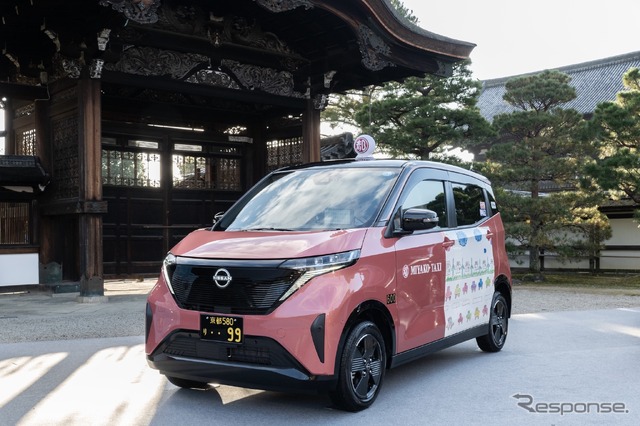 軽EV、日産サクラのタクシー