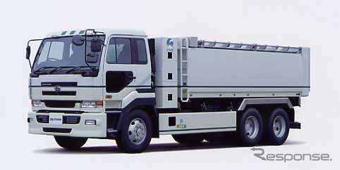 日産ディーゼルCNGトラックをフルラインナップ