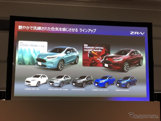 全7色のボディカラー