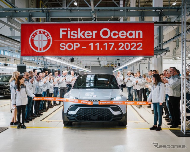 マグナのオーストリア工場で生産が開始されたフィスカー・オーシャン