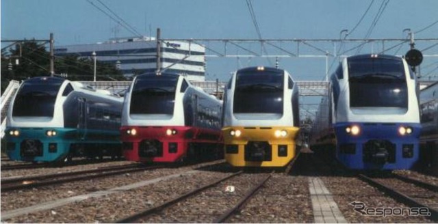 常磐線時代のE653系カラー。