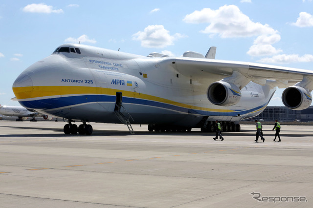 トルコのイスタンブールに飛来したAn-225ムリヤ(2021年2月)