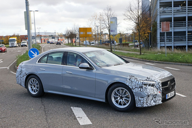 メルセデスベンツ Eクラス 次期型プロトタイプ(スクープ写真)