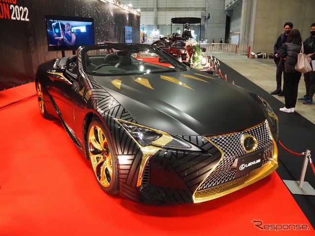 レクサスLC(ブラックパンサー/ワカンダ・フォーエバー):東京コミコン2022 (c) 2022 Marvel