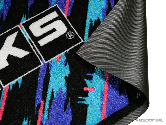 HKS DOOR MAT OILCOLOR 裏面