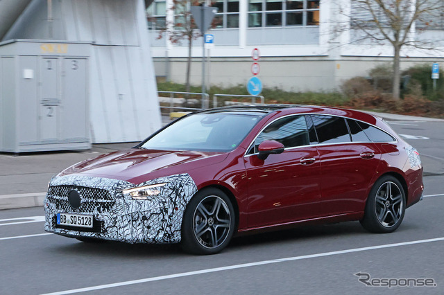 メルセデスベンツ CLA シューティングブレーク 改良新型プロトタイプ（スクープ写真）