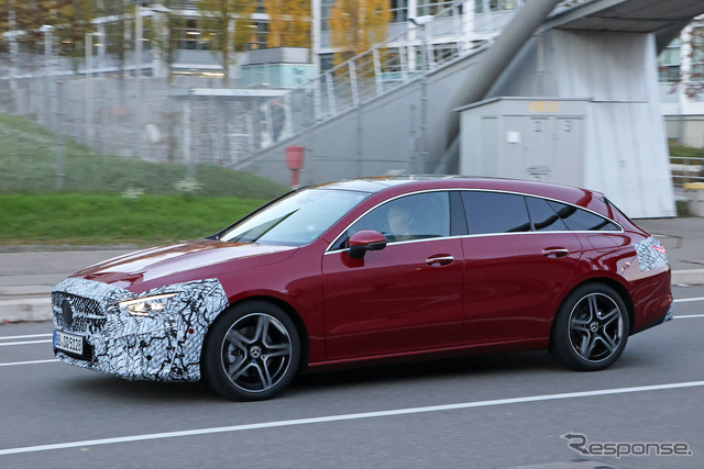 メルセデスベンツ CLA シューティングブレーク 改良新型プロトタイプ(スクープ写真)