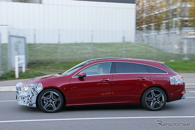 メルセデスベンツ CLA シューティングブレーク 改良新型プロトタイプ（スクープ写真）