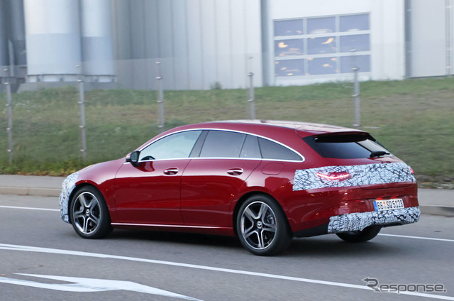 メルセデスベンツ CLA シューティングブレーク 改良新型プロトタイプ（スクープ写真）