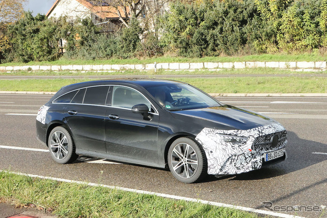 メルセデスベンツ CLA シューティングブレーク 改良新型プロトタイプ（スクープ写真）