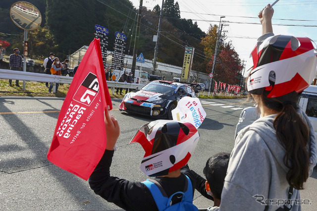 2022年WRC日本戦の模様。
