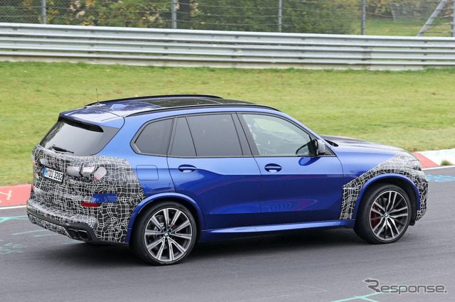 BMW X5 M60i プロトタイプ(スクープ写真)