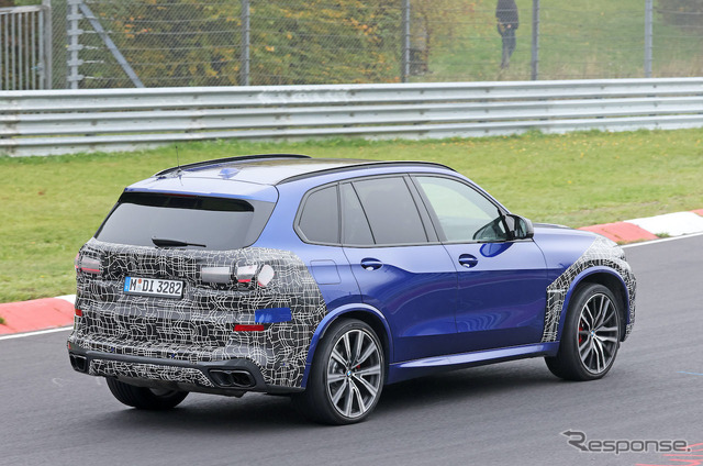 BMW X5 M60i プロトタイプ(スクープ写真)