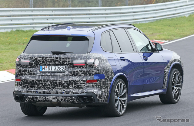 BMW X5 M60i プロトタイプ(スクープ写真)