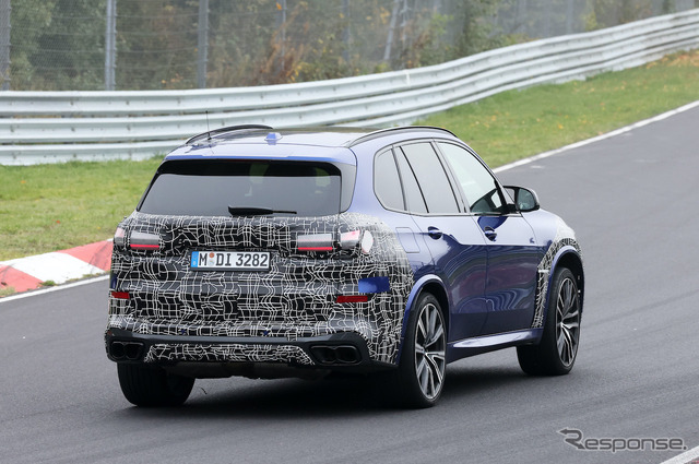 BMW X5 M60i プロトタイプ(スクープ写真)