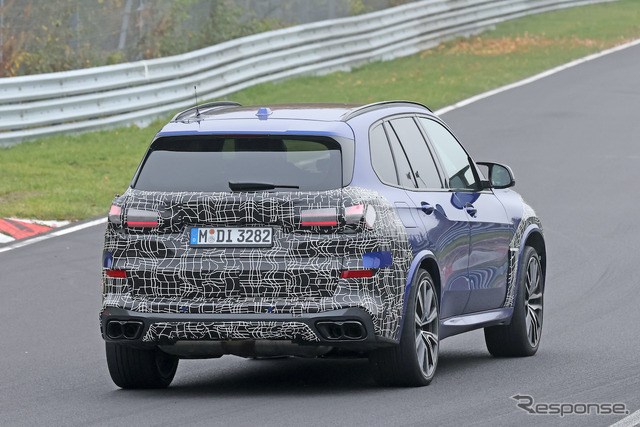 BMW X5 M60i プロトタイプ(スクープ写真)