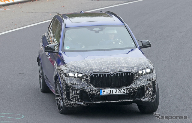 BMW X5 M60i プロトタイプ(スクープ写真)