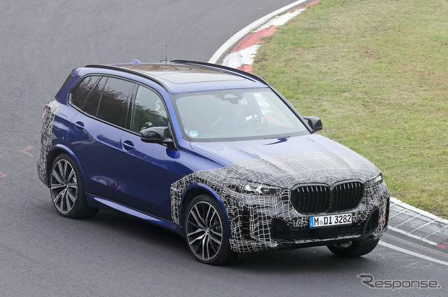 BMW X5 M60i プロトタイプ（スクープ写真）