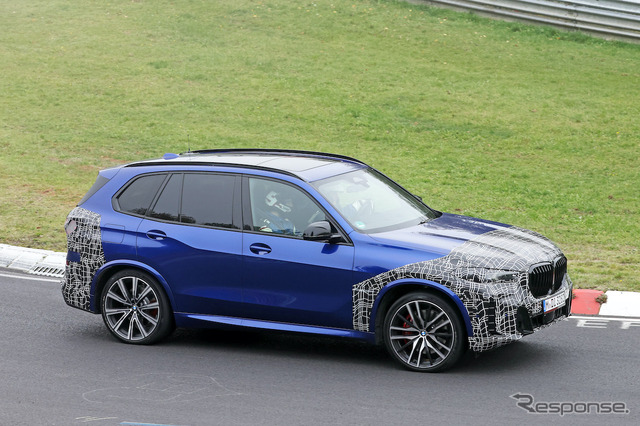 BMW X5 M60i プロトタイプ(スクープ写真)