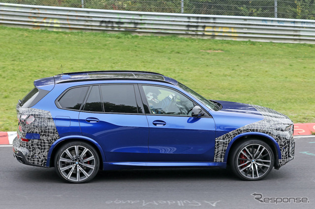 BMW X5 M60i プロトタイプ(スクープ写真)