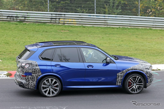 BMW X5 M60i プロトタイプ(スクープ写真)