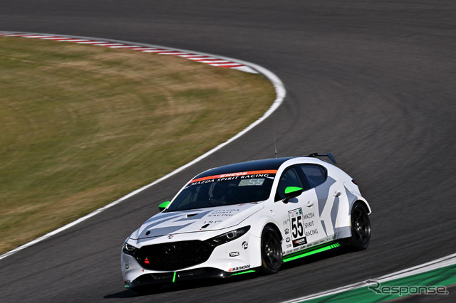 55号車MAZDA SPIRIT RACING MAZDA3 Bio concept