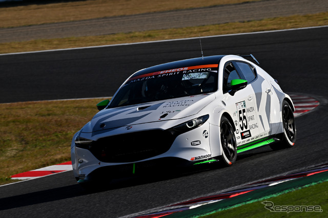 55号車MAZDA SPIRIT RACING MAZDA3 Bio concept