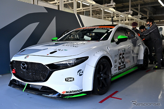 55号車MAZDA SPIRIT RACING MAZDA3 Bio concept