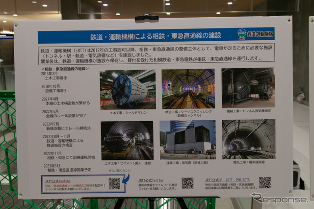 相鉄・東急「新横浜駅」はデサインのイメージを分けた…横浜寄り・渋谷寄り　2023年3月開業