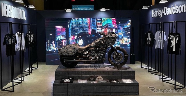 COMPLEXCONで世界初公開されたNEIGHBORHOOD×HARLEY-DAVIDSONの特別モデルとアパレルを日本で初展示