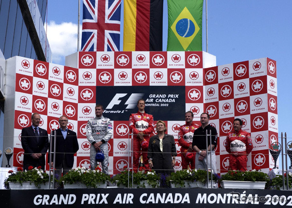 【F1カナダGPリザルト】折り返してもいないのに43点差かあ